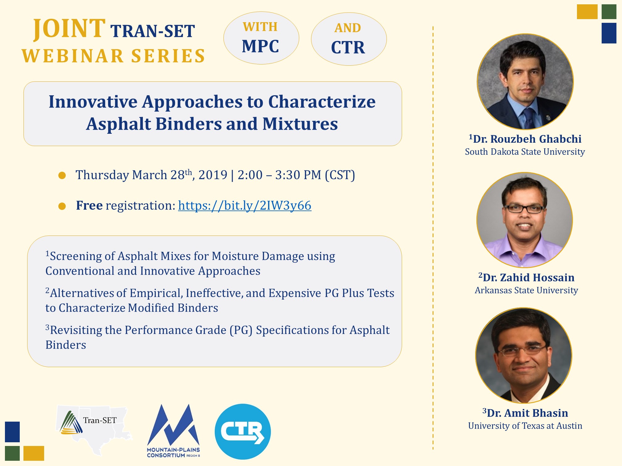 Joint Tran-SET Webinar